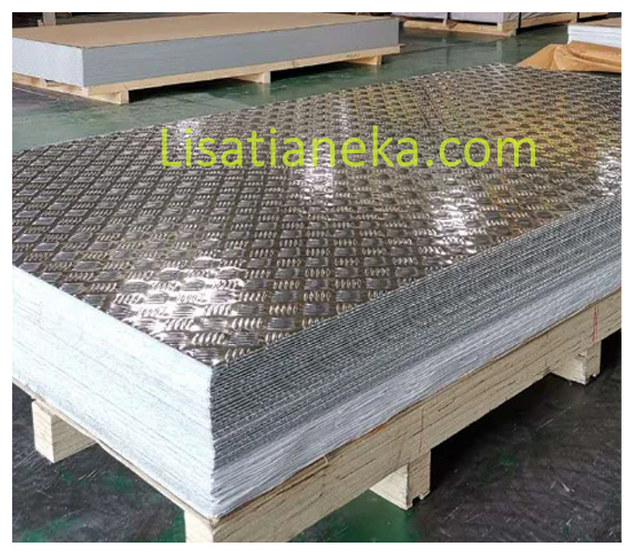 plat aluminium anti slip